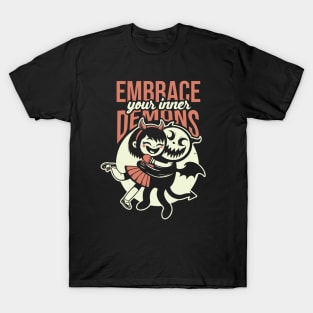 Embrace Your Inner Demons // Funny Cute Design T-Shirt